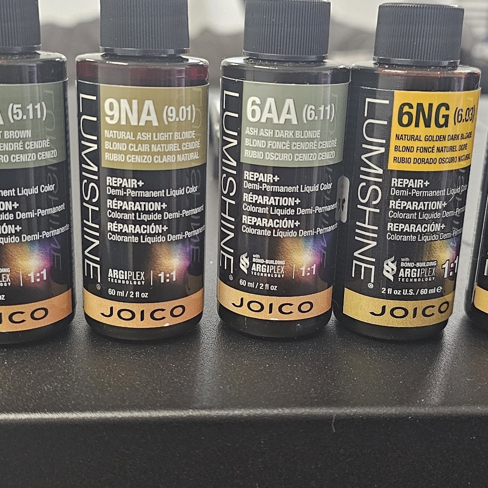 New bottles of joico,  lumishine permanent and demi
